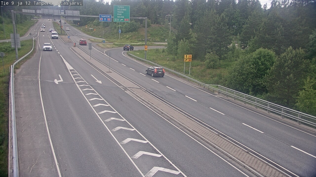 Weather Camera Image Väg 12 Tammerfors, Alasjärvi, Tampere, Pirkanmaa