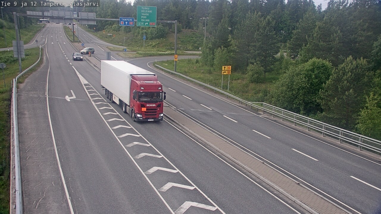 Kelikamerat Kuva Tie 12 Tampere, Alasjärvi, Tampere, Pirkanmaa