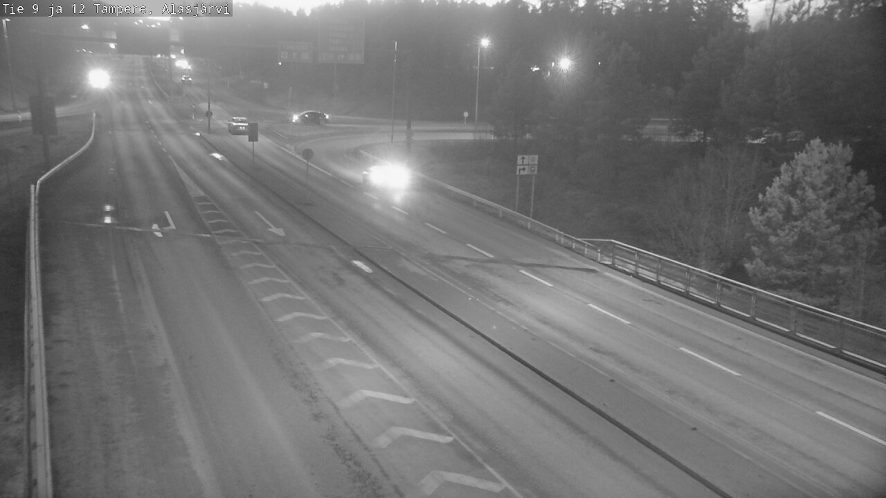 Weather Camera Image Road 12 Tampere, Alasjärvi, Tampere, Pirkanmaa