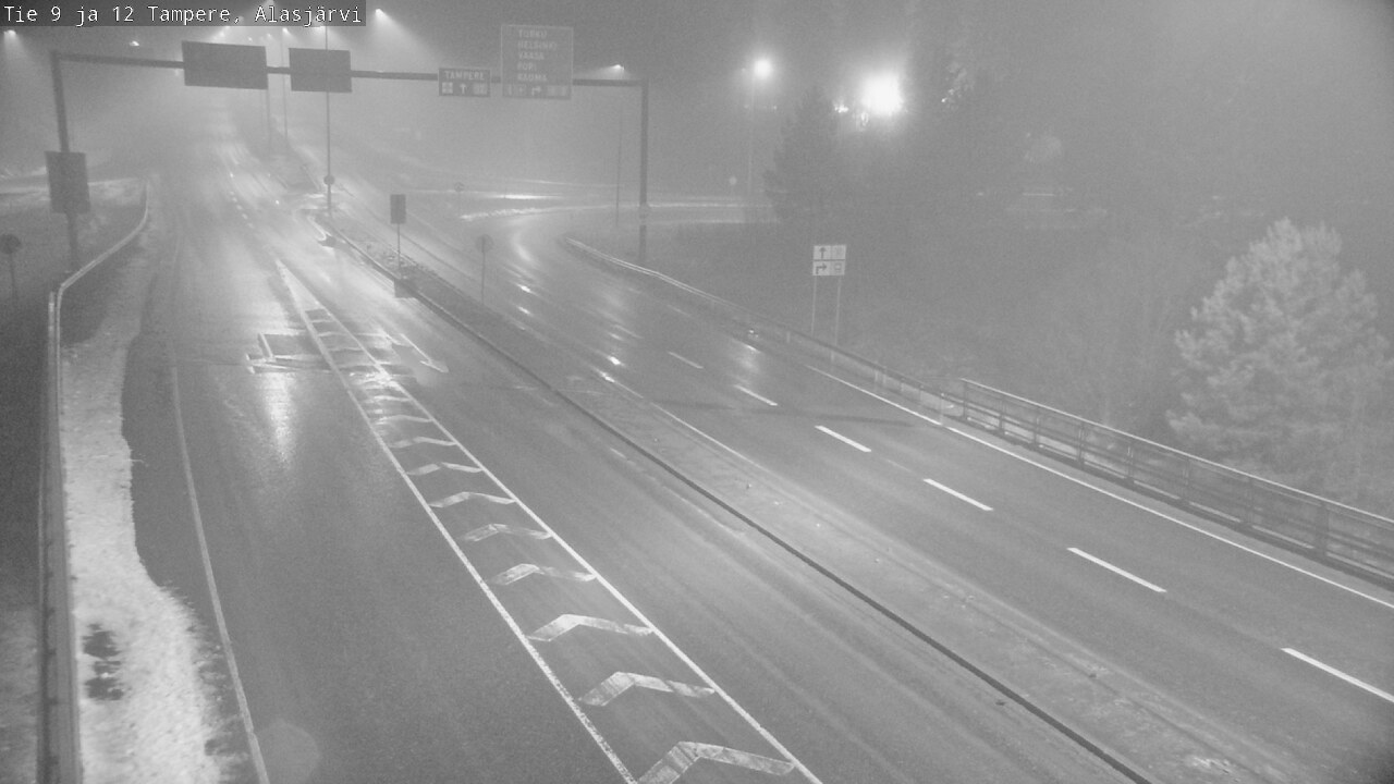 Weather Camera Image Väg 12 Tammerfors, Alasjärvi, Tampere, Pirkanmaa