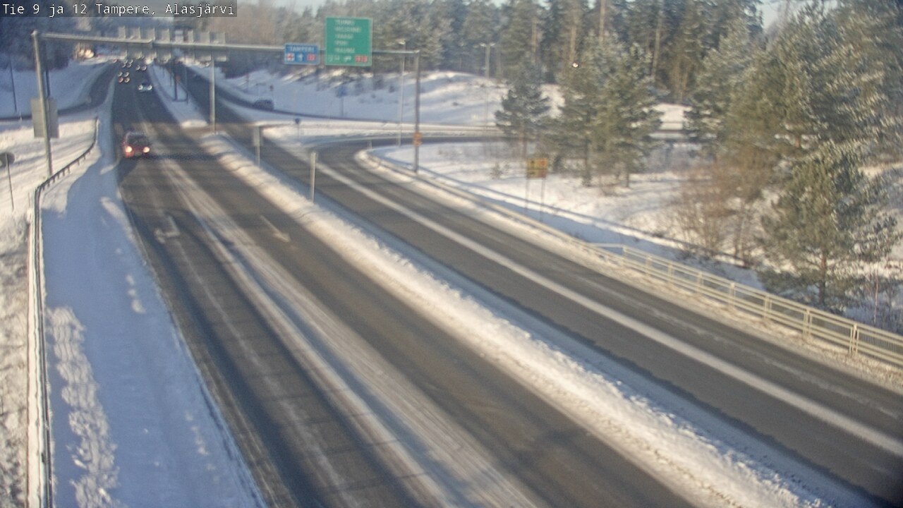 Weather Camera Image Väg 12 Tammerfors, Alasjärvi, Tampere, Pirkanmaa