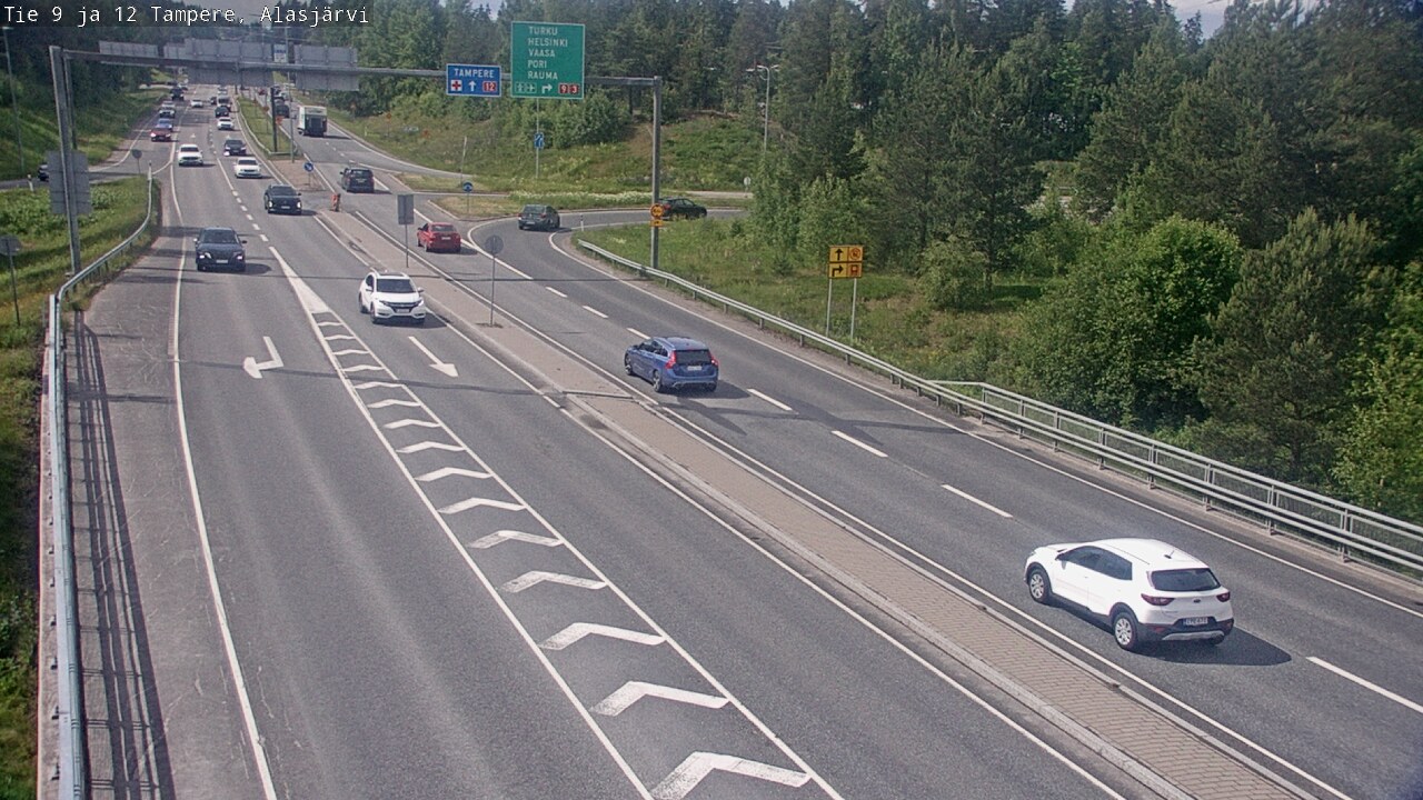 Kelikamerat Kuva Tie 12 Tampere, Alasjärvi, Tampere, Pirkanmaa