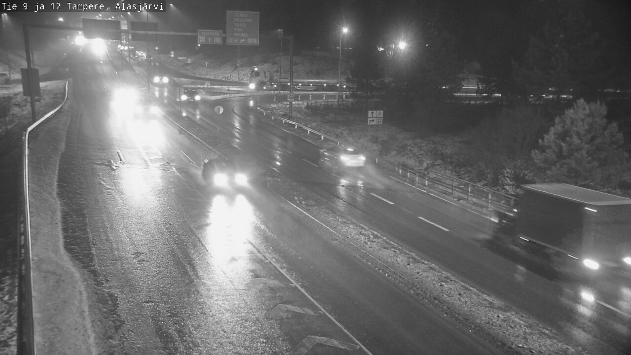 Weather Camera Image Väg 12 Tammerfors, Alasjärvi, Tampere, Pirkanmaa