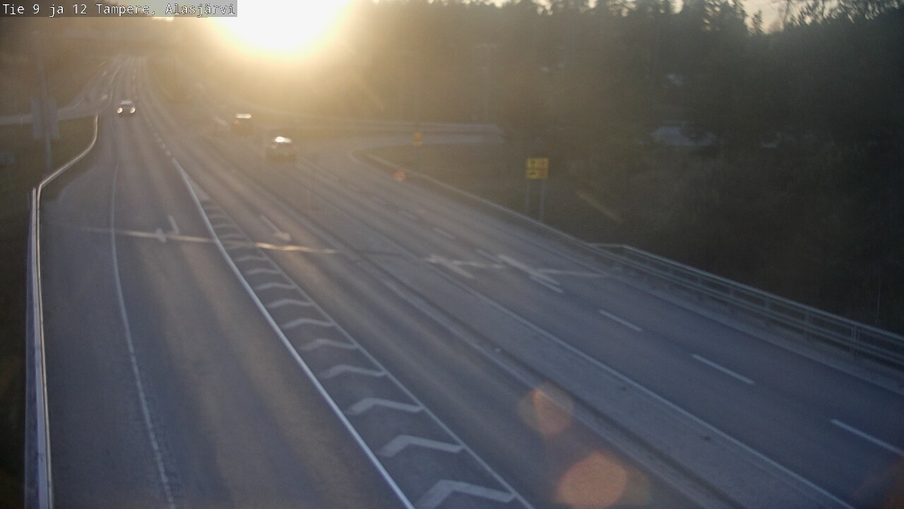 Weather Camera Image Road 12 Tampere, Alasjärvi, Tampere, Pirkanmaa