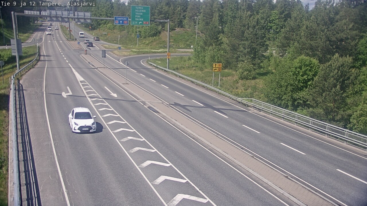 Kelikamerat Kuva Tie 12 Tampere, Alasjärvi, Tampere, Pirkanmaa