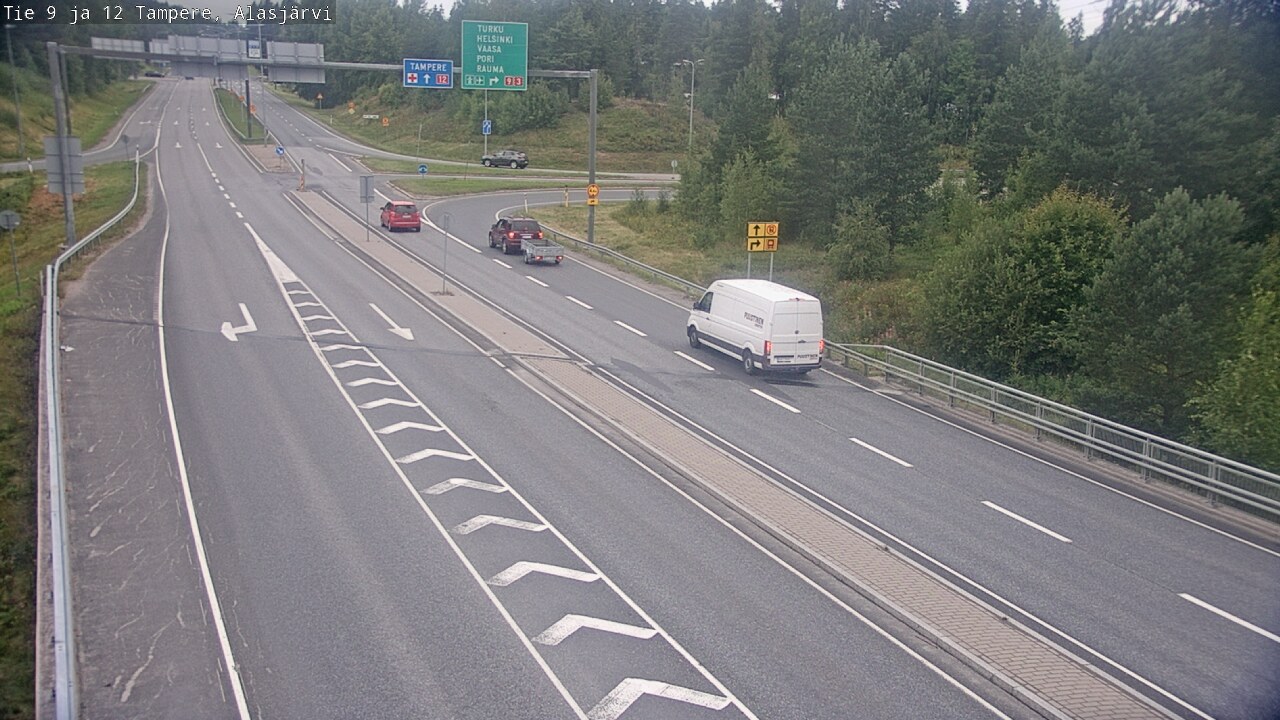 Weather Camera Image Road 12 Tampere, Alasjärvi, Tampere, Pirkanmaa