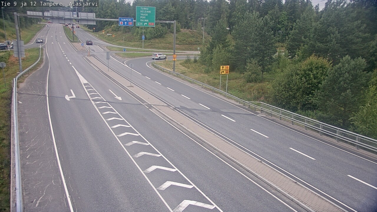 Weather Camera Image Road 12 Tampere, Alasjärvi, Tampere, Pirkanmaa