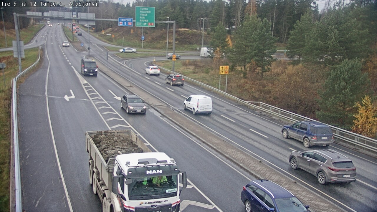 Kelikamerat Kuva Tie 12 Tampere, Alasjärvi, Tampere, Pirkanmaa