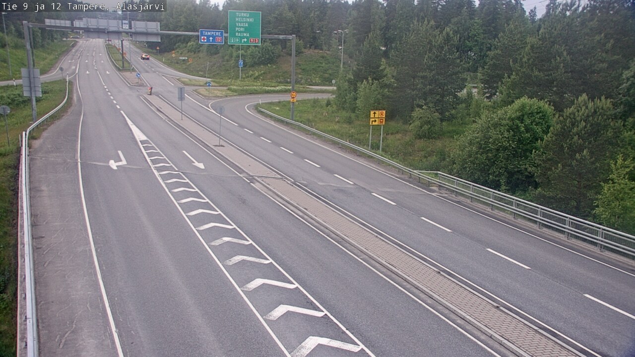 Kelikamerat Kuva Tie 12 Tampere, Alasjärvi, Tampere, Pirkanmaa