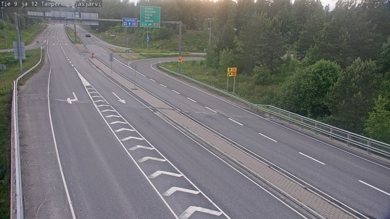 Kelikamerat Kuva Tie 12 Tampere, Alasjärvi, Tampere, Pirkanmaa
