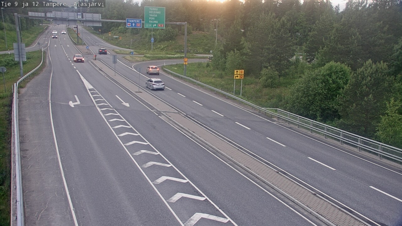 Kelikamerat Kuva Tie 12 Tampere, Alasjärvi, Tampere, Pirkanmaa