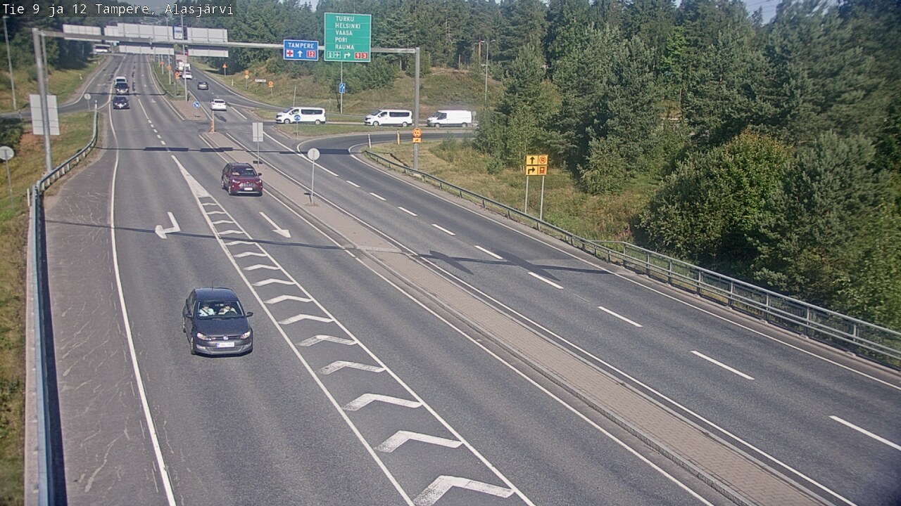 Kelikamerat Kuva Tie 12 Tampere, Alasjärvi, Tampere, Pirkanmaa