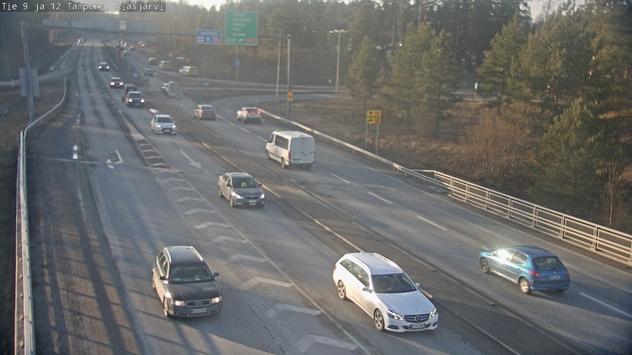 Weather Camera Image Road 12 Tampere, Alasjärvi, Tampere, Pirkanmaa