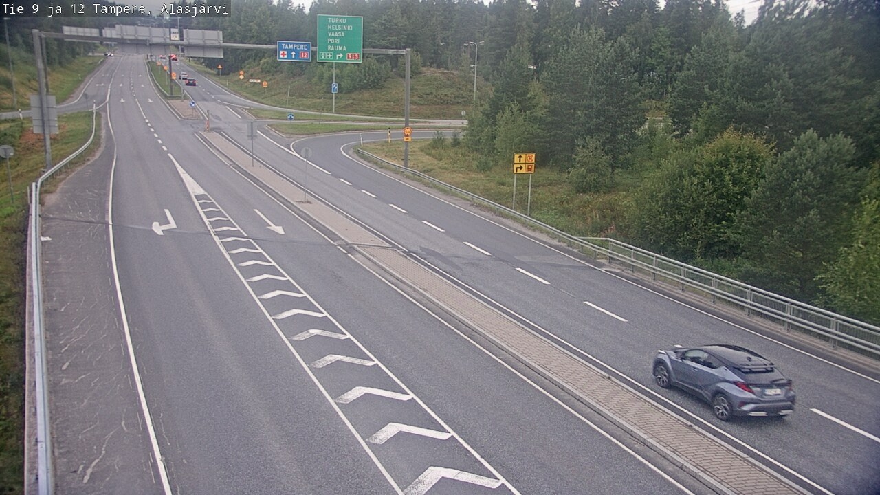 Weather Camera Image Road 12 Tampere, Alasjärvi, Tampere, Pirkanmaa