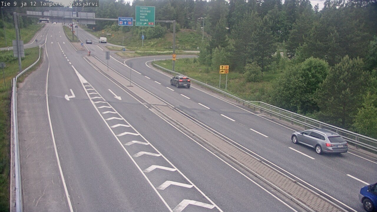 Weather Camera Image Väg 12 Tammerfors, Alasjärvi, Tampere, Pirkanmaa