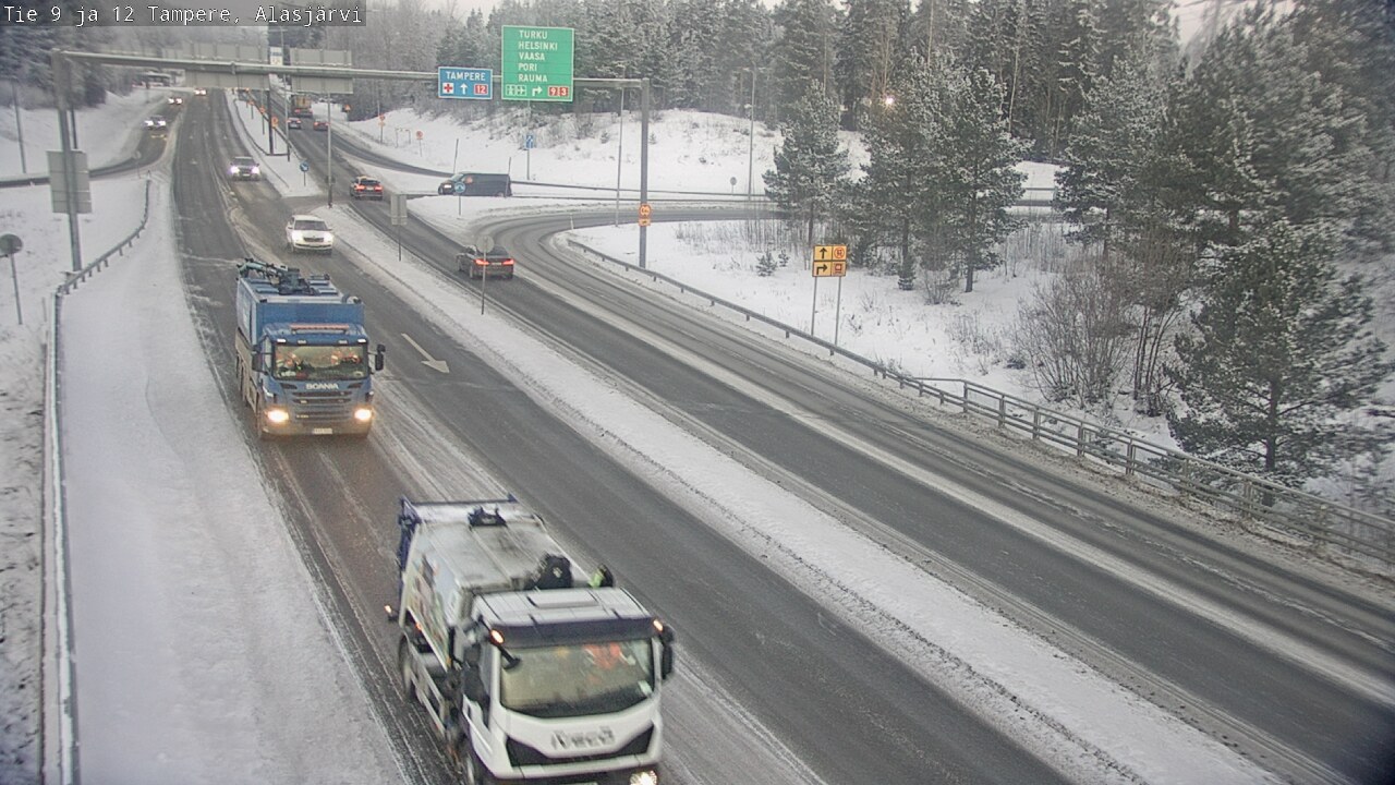 Weather Camera Image Road 12 Tampere, Alasjärvi, Tampere, Pirkanmaa