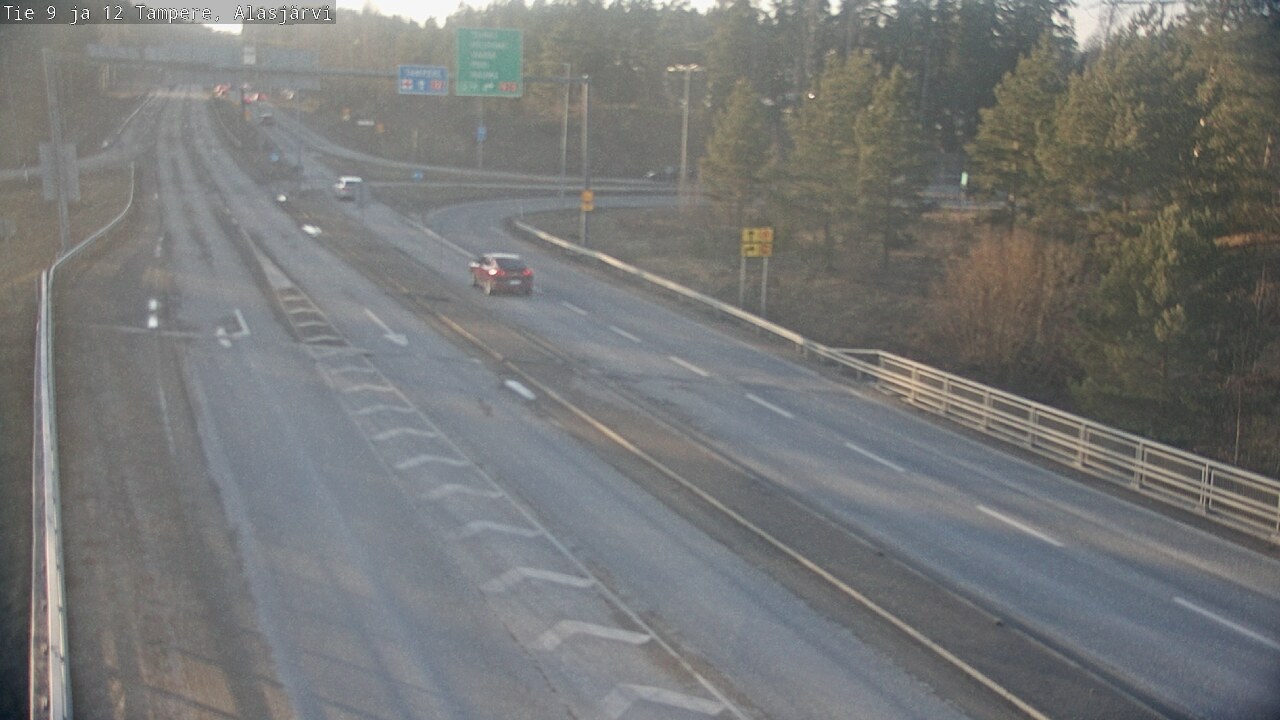 Weather Camera Image Road 12 Tampere, Alasjärvi, Tampere, Pirkanmaa