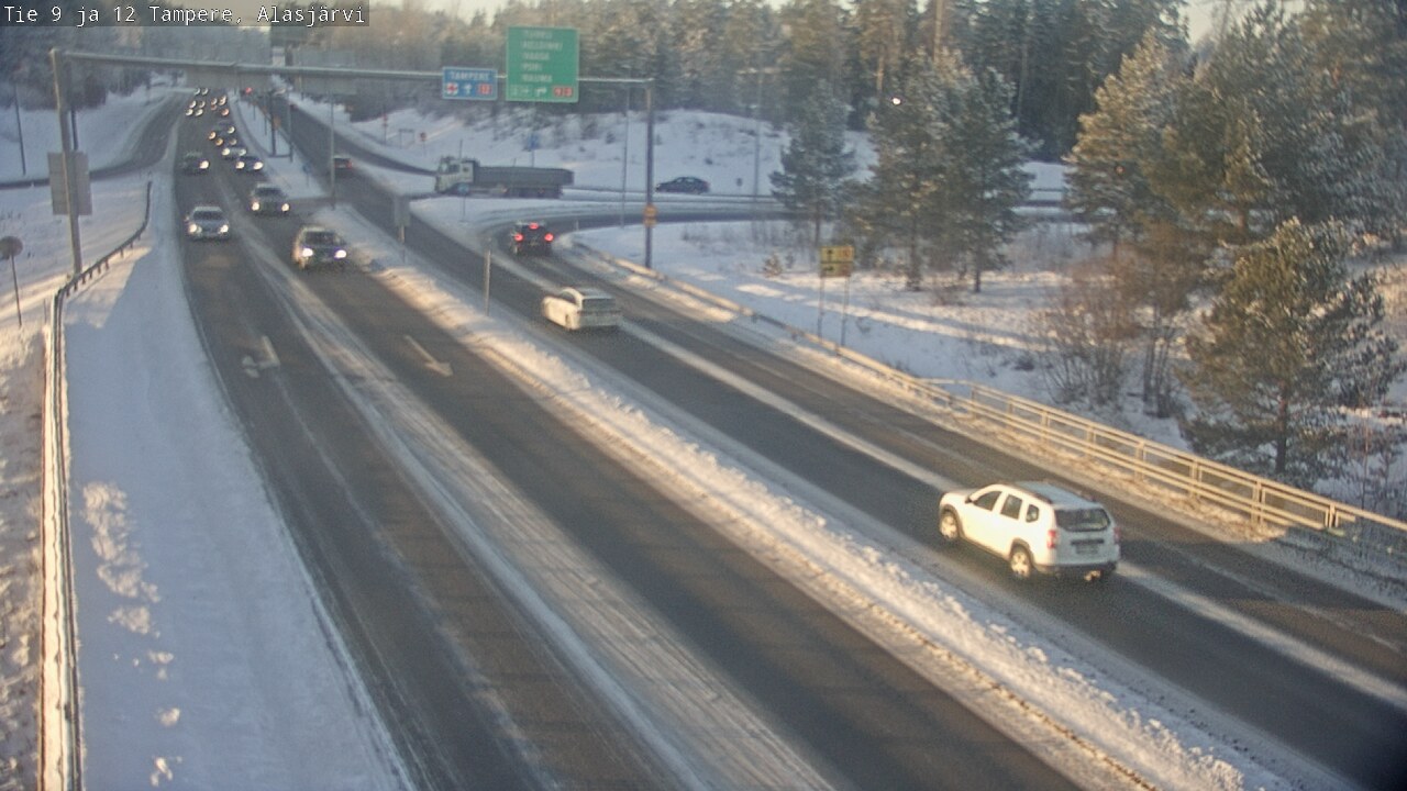 Weather Camera Image Road 12 Tampere, Alasjärvi, Tampere, Pirkanmaa