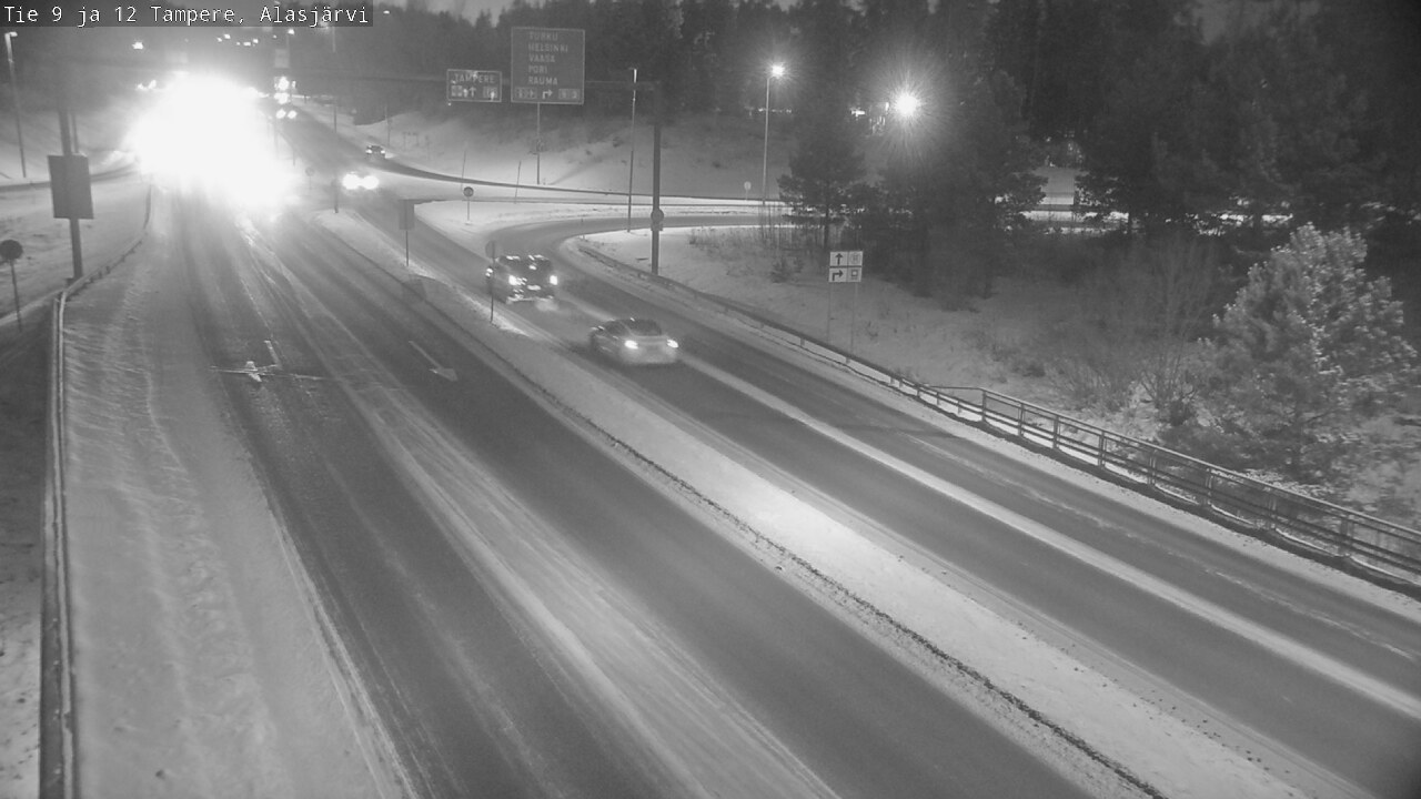 Weather Camera Image Road 12 Tampere, Alasjärvi, Tampere, Pirkanmaa