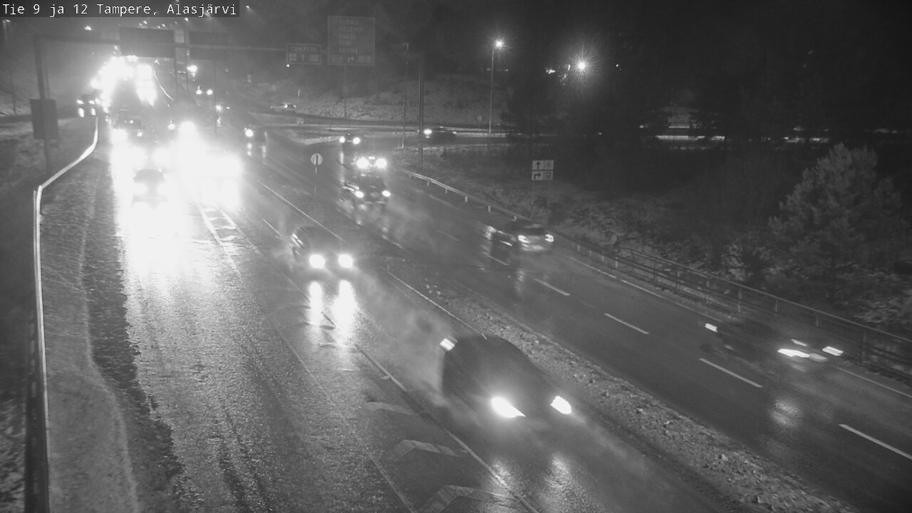 Weather Camera Image Väg 12 Tammerfors, Alasjärvi, Tampere, Pirkanmaa