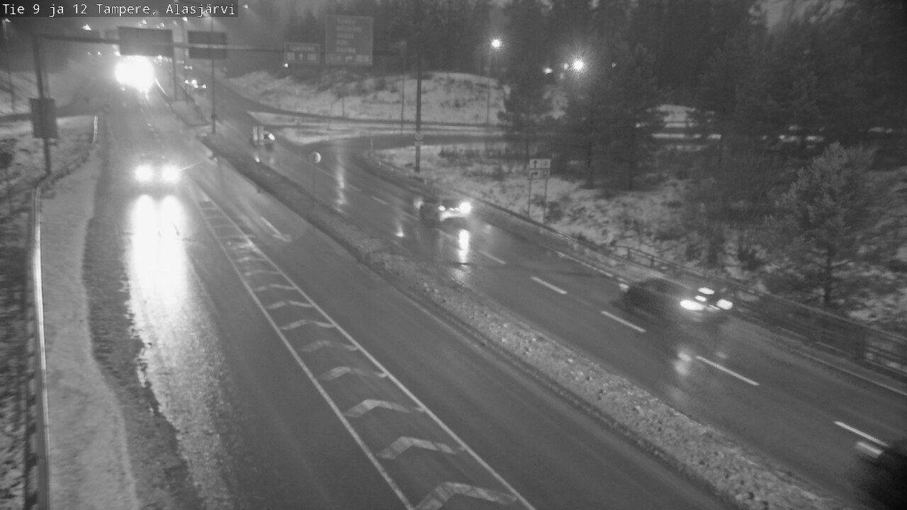 Weather Camera Image Väg 12 Tammerfors, Alasjärvi, Tampere, Pirkanmaa