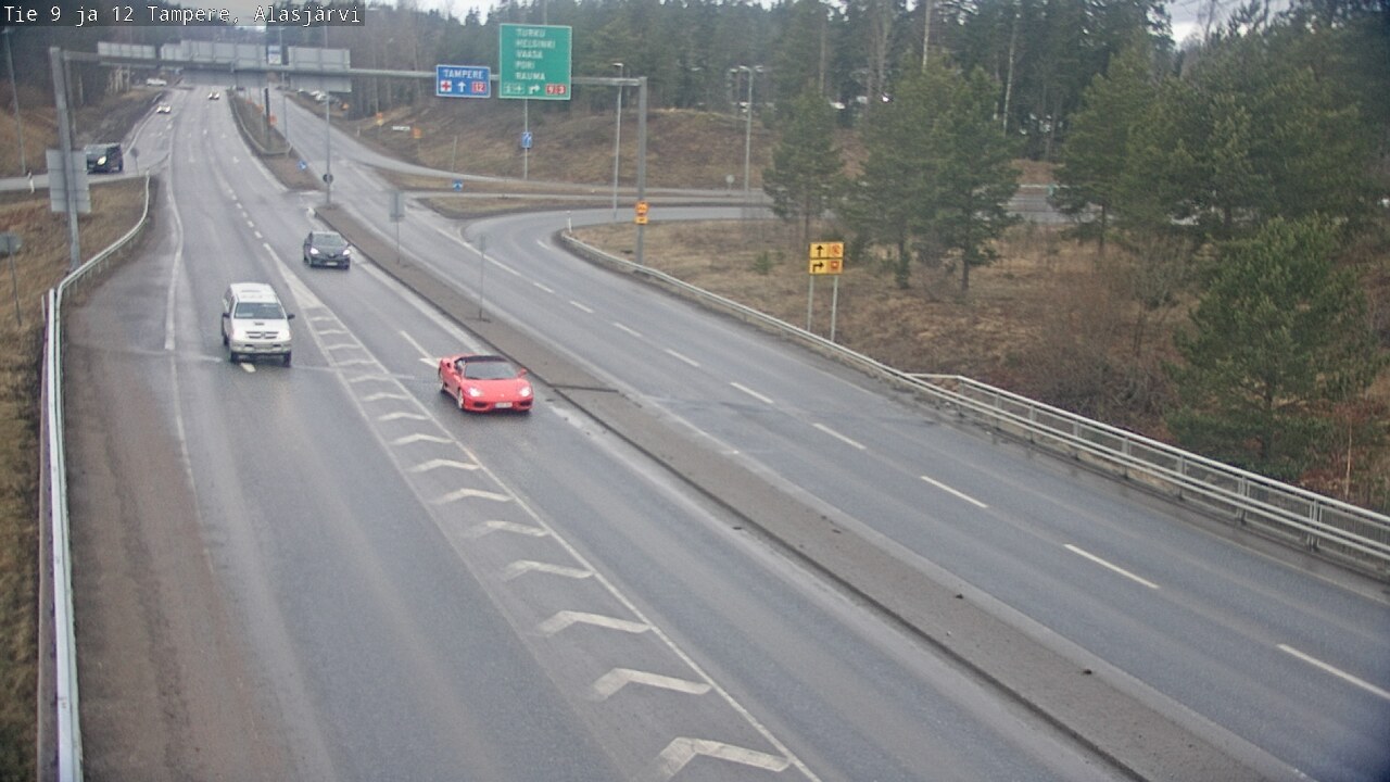 Kelikamerat Kuva Tie 12 Tampere, Alasjärvi, Tampere, Pirkanmaa