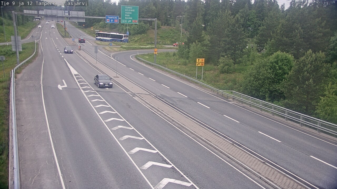 Weather Camera Image Väg 12 Tammerfors, Alasjärvi, Tampere, Pirkanmaa