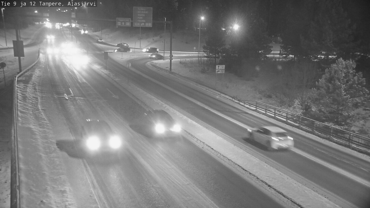 Weather Camera Image Road 12 Tampere, Alasjärvi, Tampere, Pirkanmaa