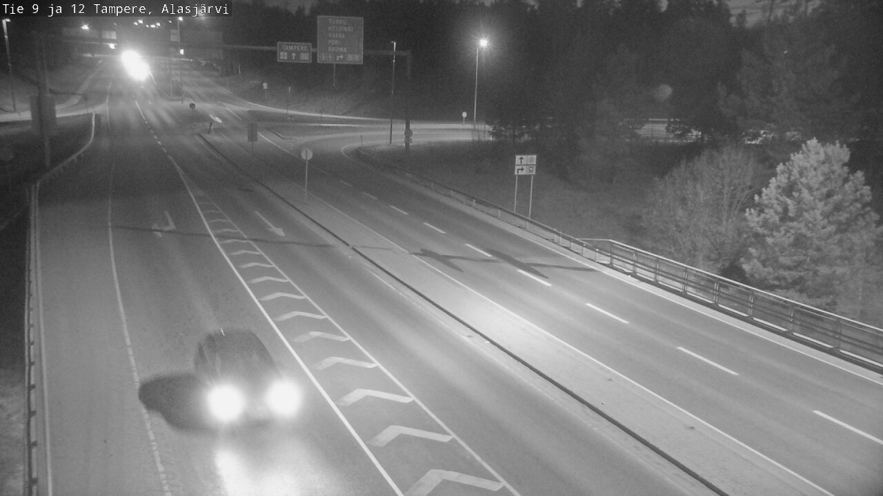 Weather Camera Image Väg 12 Tammerfors, Alasjärvi, Tampere, Pirkanmaa