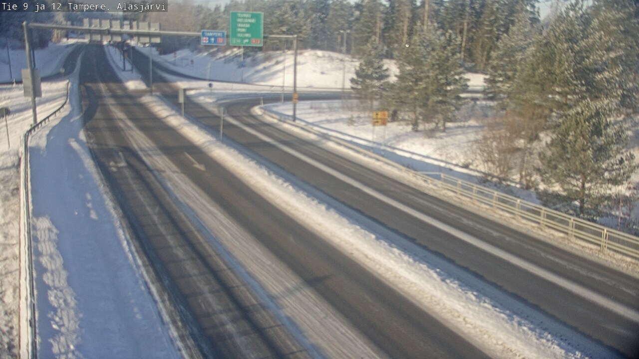 Weather Camera Image Väg 12 Tammerfors, Alasjärvi, Tampere, Pirkanmaa