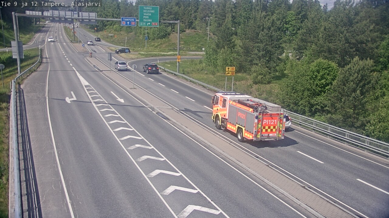 Kelikamerat Kuva Tie 12 Tampere, Alasjärvi, Tampere, Pirkanmaa