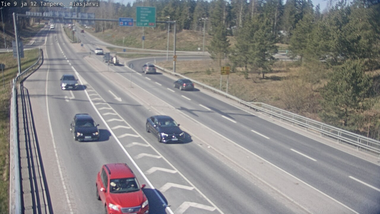 Kelikamerat Kuva Tie 12 Tampere, Alasjärvi, Tampere, Pirkanmaa