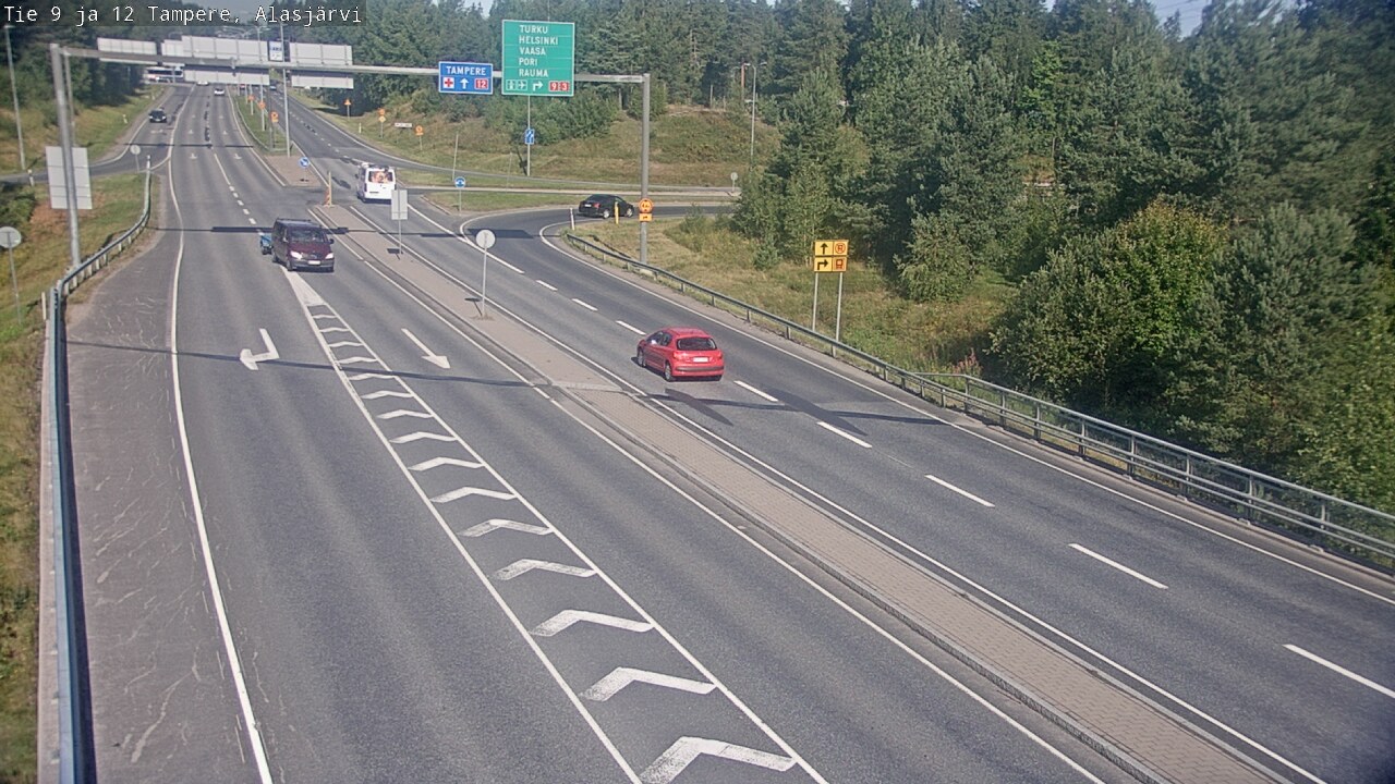 Kelikamerat Kuva Tie 12 Tampere, Alasjärvi, Tampere, Pirkanmaa