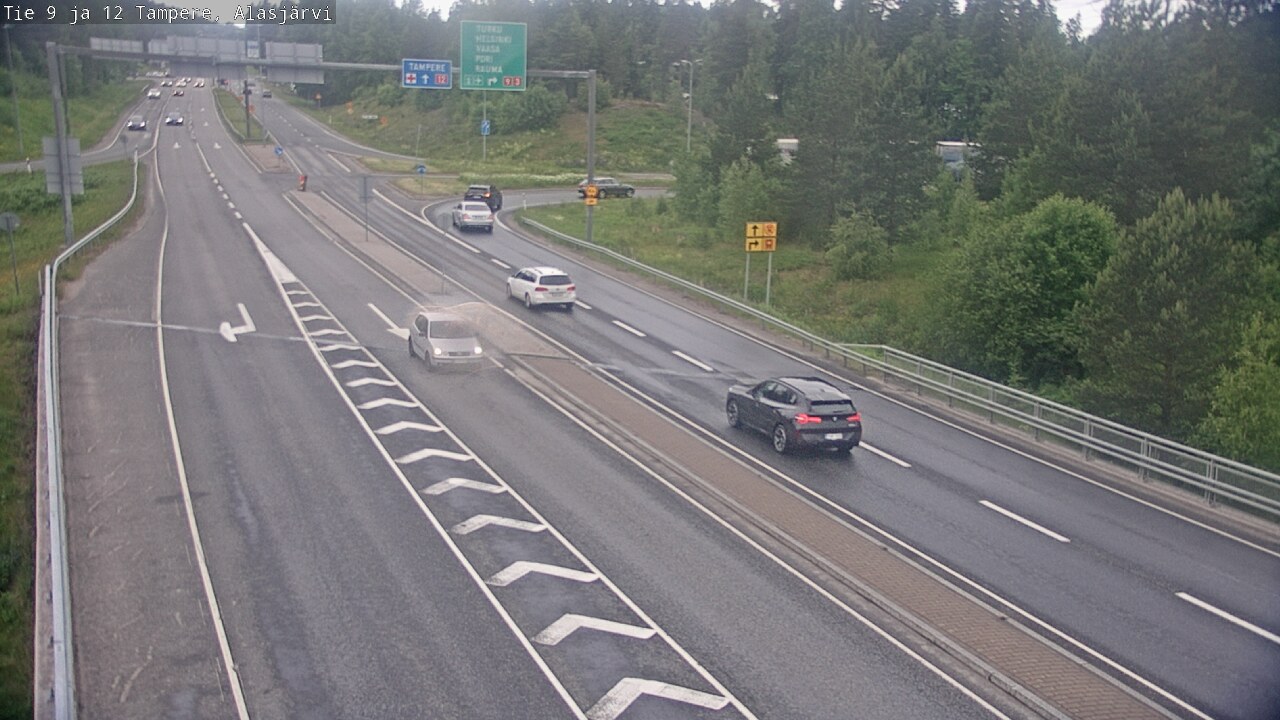 Weather Camera Image Väg 12 Tammerfors, Alasjärvi, Tampere, Pirkanmaa