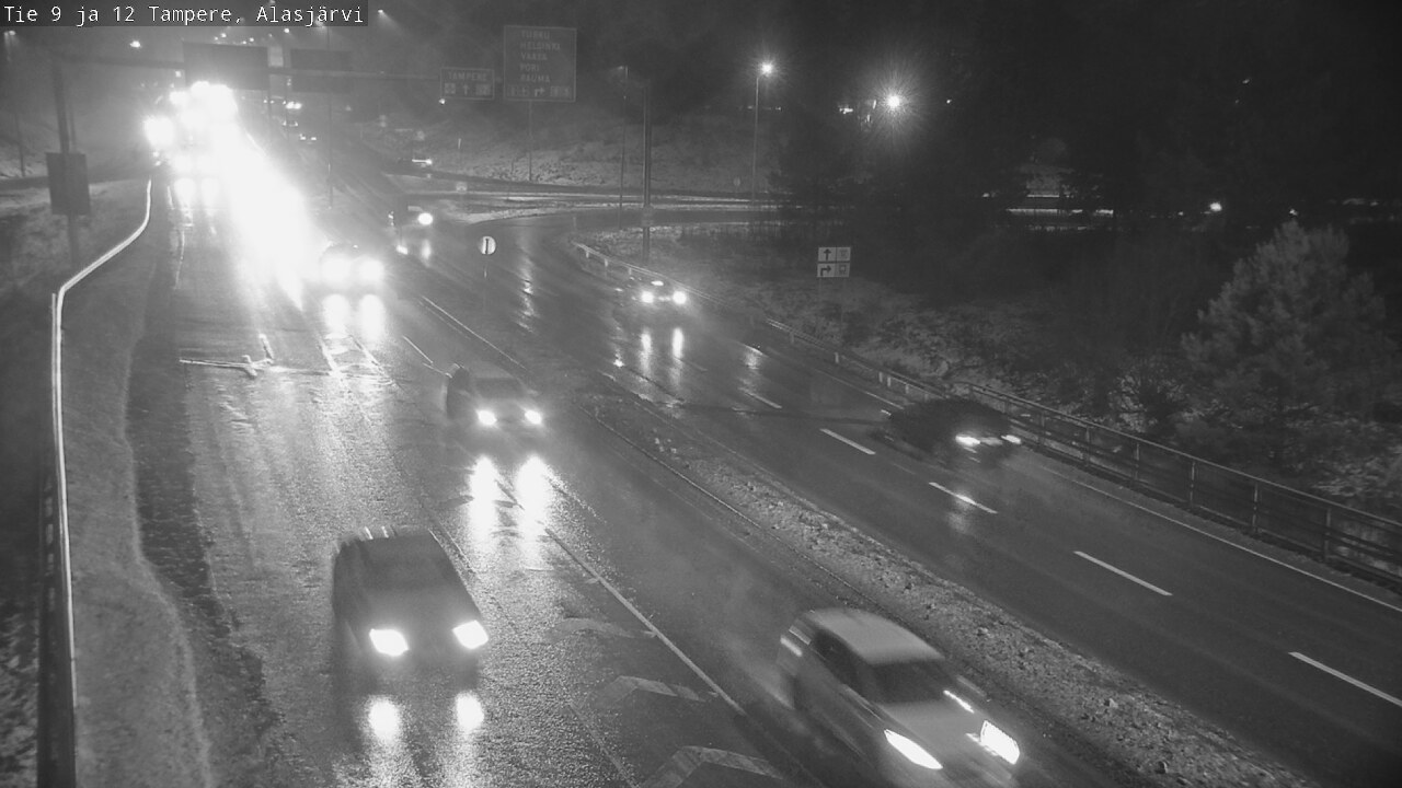 Weather Camera Image Väg 12 Tammerfors, Alasjärvi, Tampere, Pirkanmaa