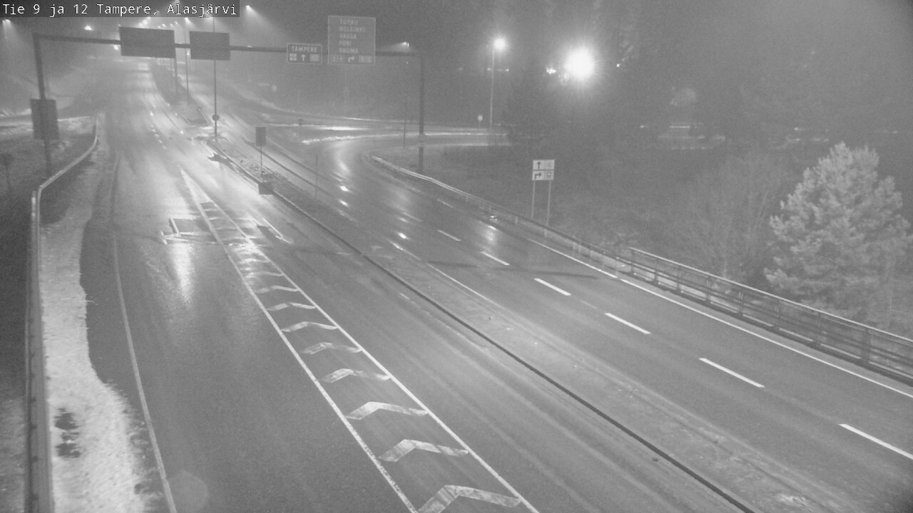 Weather Camera Image Väg 12 Tammerfors, Alasjärvi, Tampere, Pirkanmaa