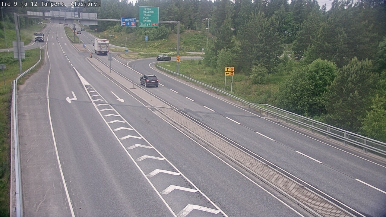 Weather Camera Image Väg 12 Tammerfors, Alasjärvi, Tampere, Pirkanmaa