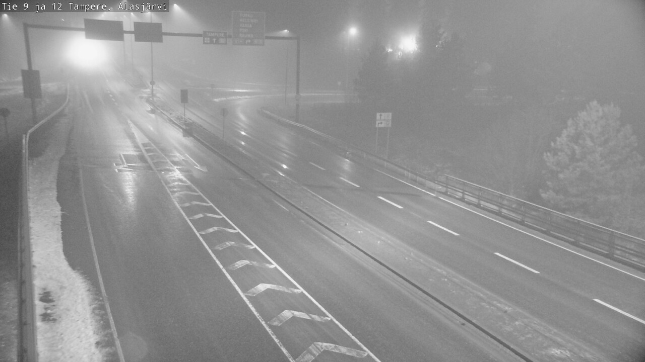 Weather Camera Image Väg 12 Tammerfors, Alasjärvi, Tampere, Pirkanmaa