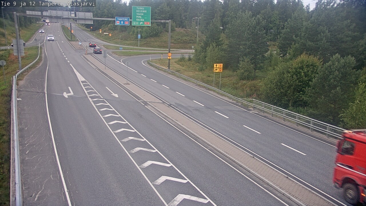 Weather Camera Image Road 12 Tampere, Alasjärvi, Tampere, Pirkanmaa