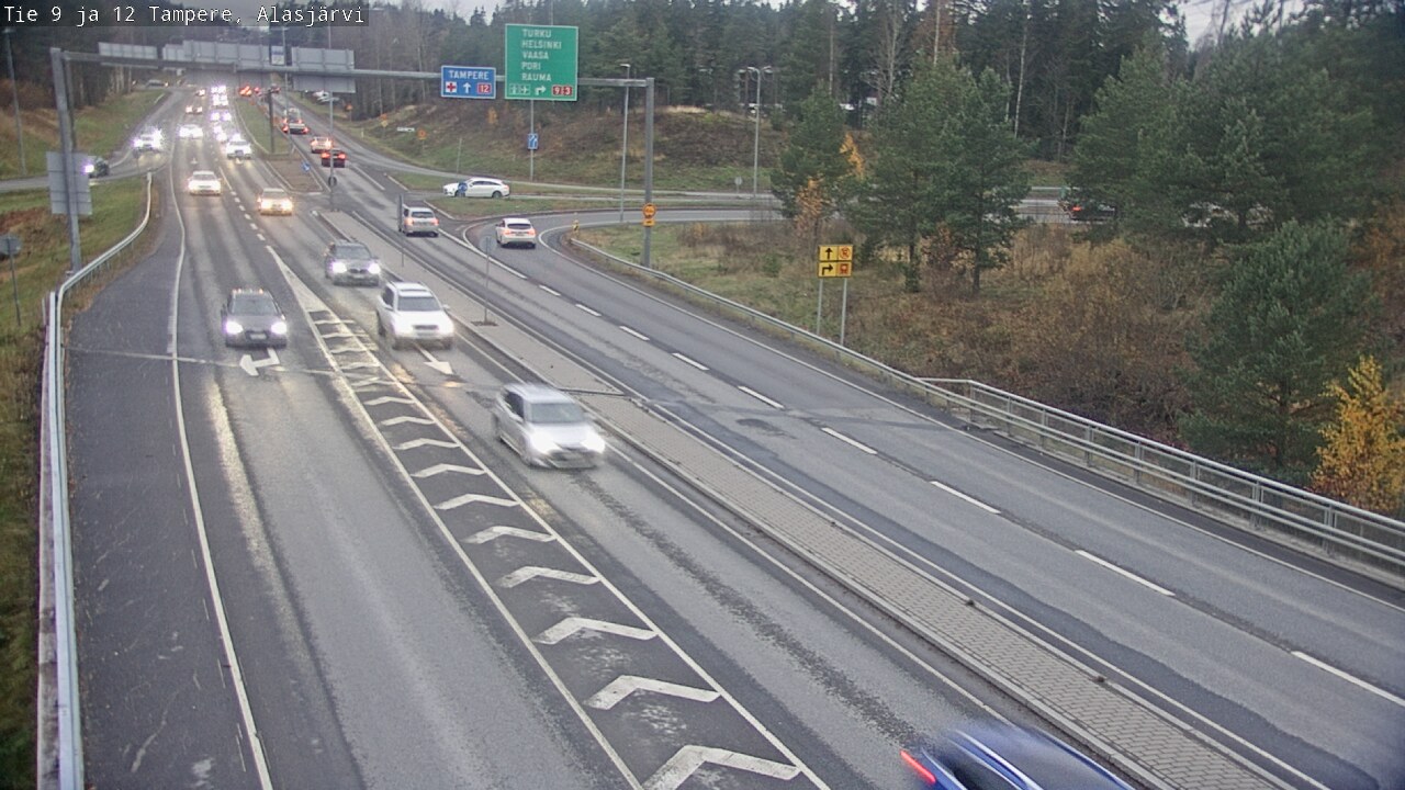 Kelikamerat Kuva Tie 12 Tampere, Alasjärvi, Tampere, Pirkanmaa