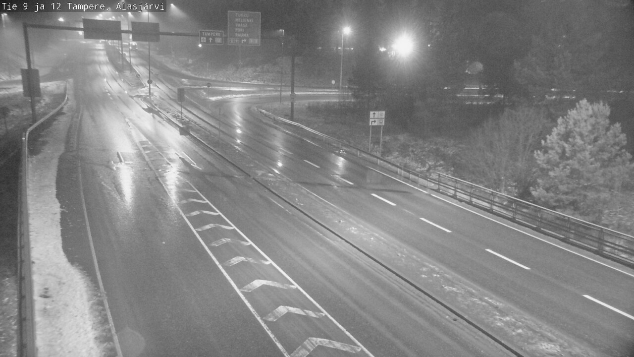 Weather Camera Image Väg 12 Tammerfors, Alasjärvi, Tampere, Pirkanmaa