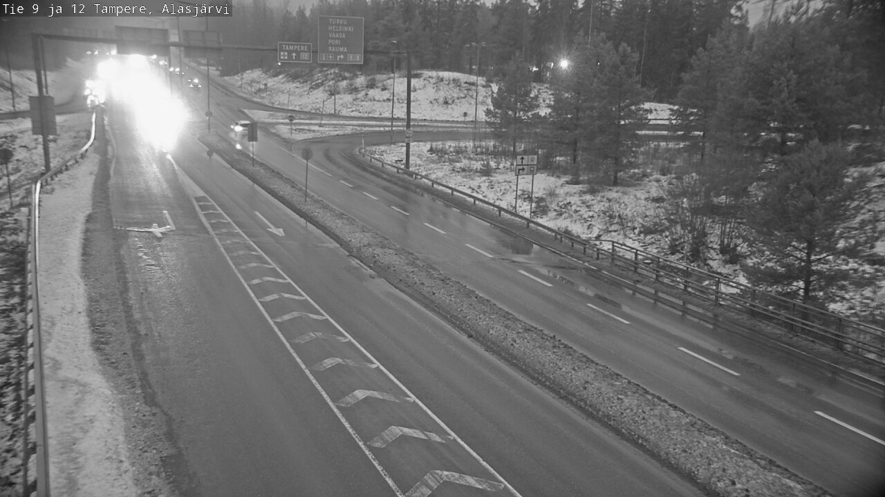 Weather Camera Image Väg 12 Tammerfors, Alasjärvi, Tampere, Pirkanmaa