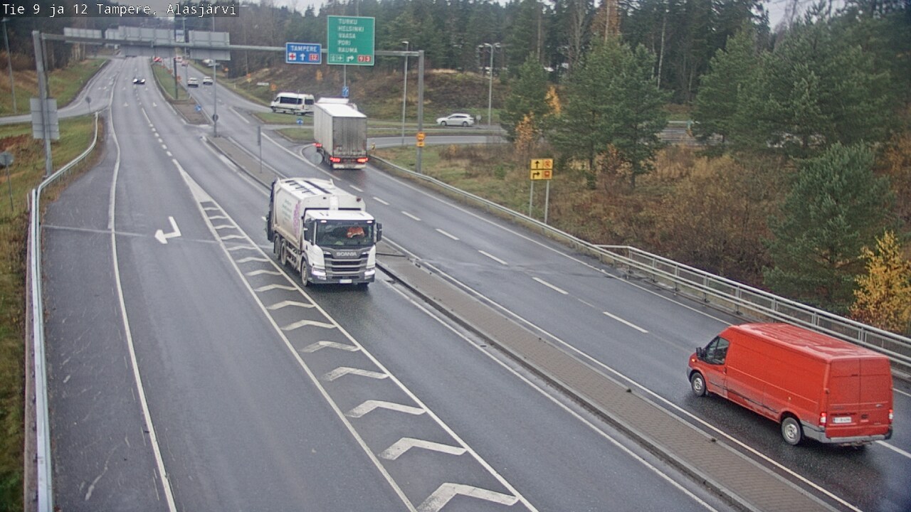 Kelikamerat Kuva Tie 12 Tampere, Alasjärvi, Tampere, Pirkanmaa