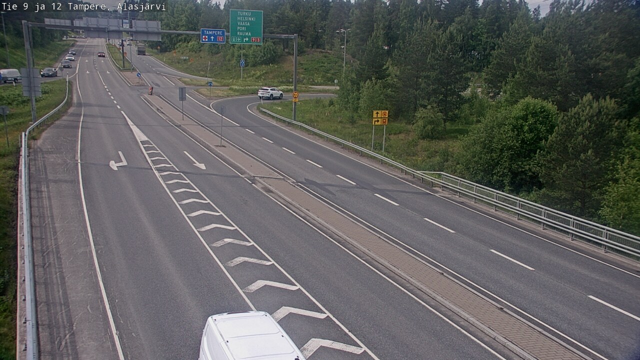 Kelikamerat Kuva Tie 12 Tampere, Alasjärvi, Tampere, Pirkanmaa
