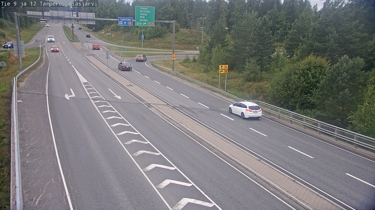 Weather Camera Image Road 12 Tampere, Alasjärvi, Tampere, Pirkanmaa