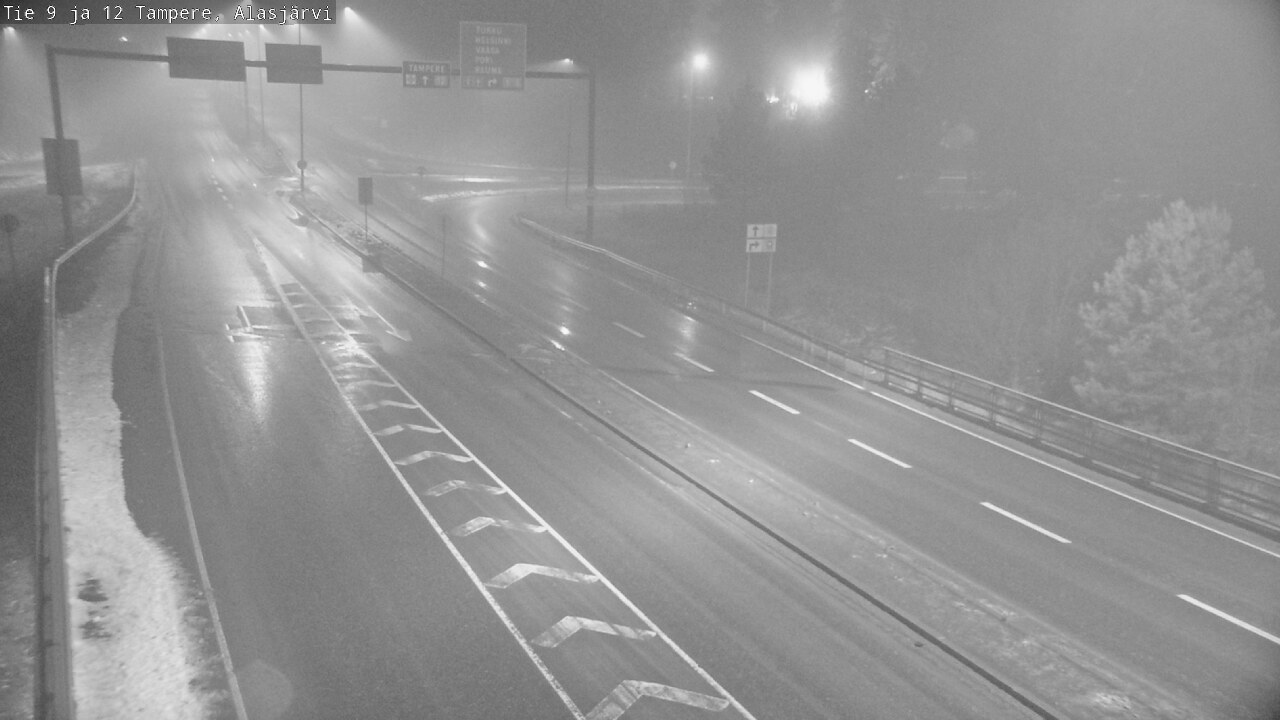Weather Camera Image Väg 12 Tammerfors, Alasjärvi, Tampere, Pirkanmaa
