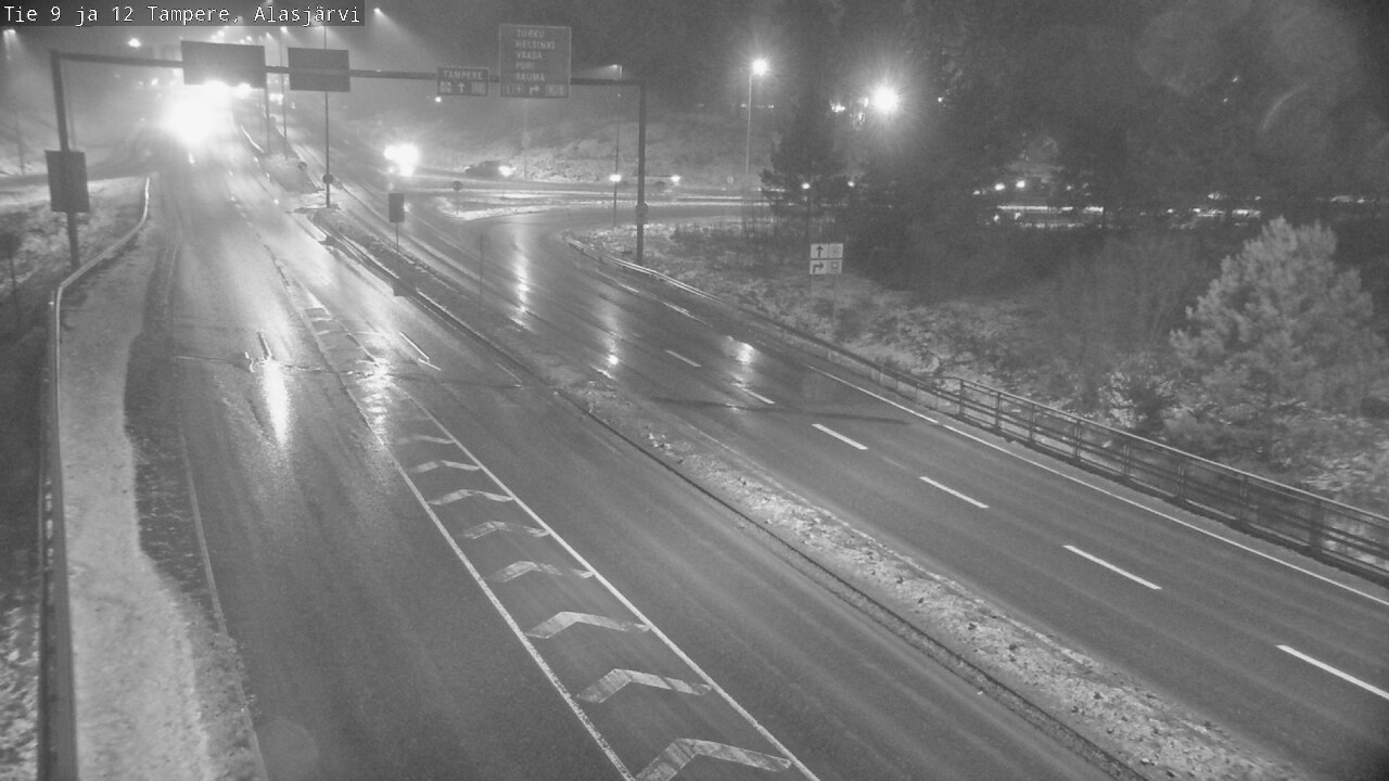 Weather Camera Image Väg 12 Tammerfors, Alasjärvi, Tampere, Pirkanmaa