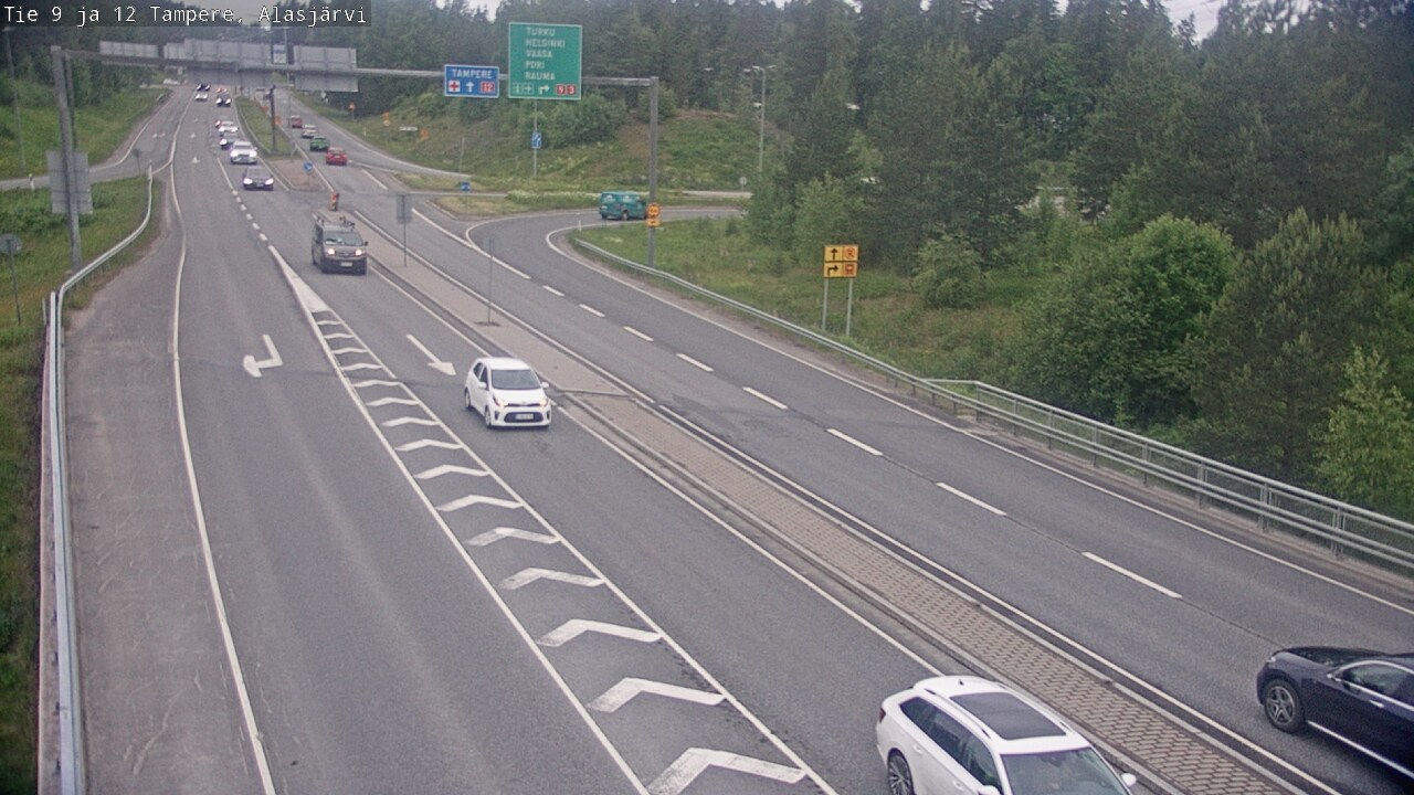 Weather Camera Image Väg 12 Tammerfors, Alasjärvi, Tampere, Pirkanmaa