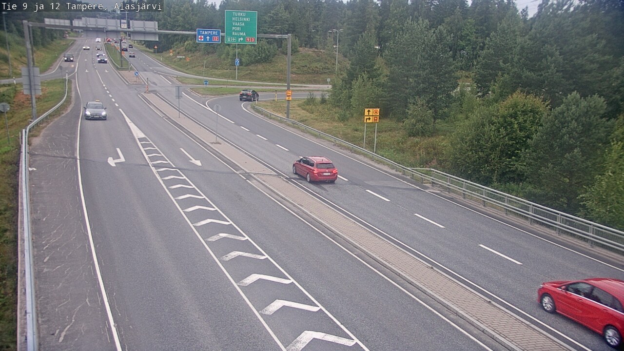 Weather Camera Image Road 12 Tampere, Alasjärvi, Tampere, Pirkanmaa