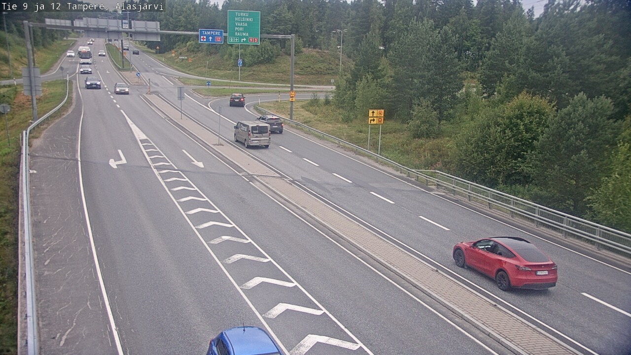 Weather Camera Image Road 12 Tampere, Alasjärvi, Tampere, Pirkanmaa